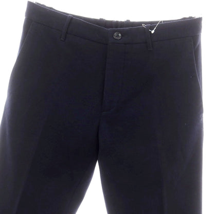 【中古】インコテックス INCOTEX コットンナイロン ジャージー イージースラックスパンツ ネイビー【 46 】【 状態ランクB 】【 メンズ 】