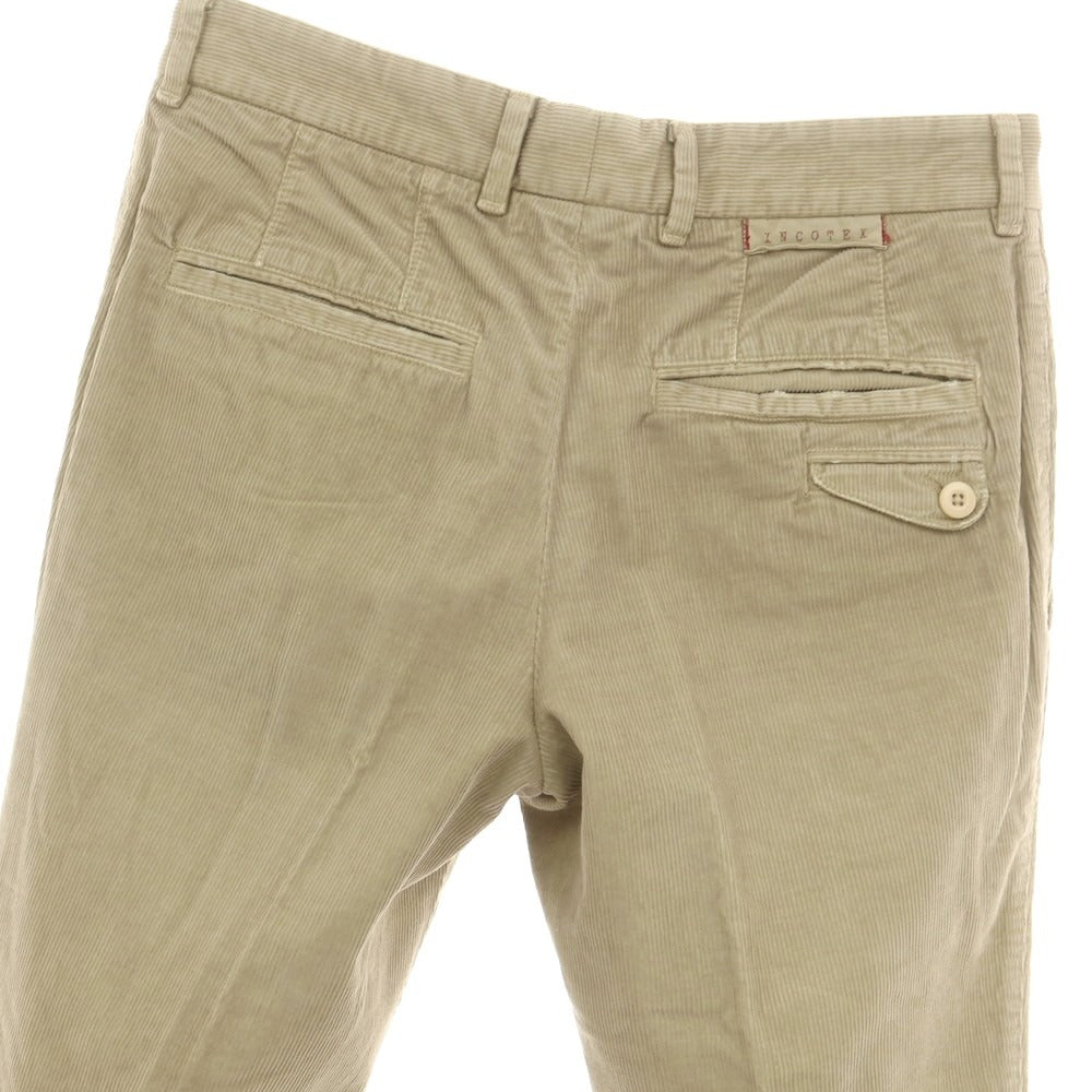 【中古】インコテックスレッド INCOTEX RED コーデュロイ コーデュロイパンツ ベージュ【 27 】【 状態ランクB 】【 メンズ 】