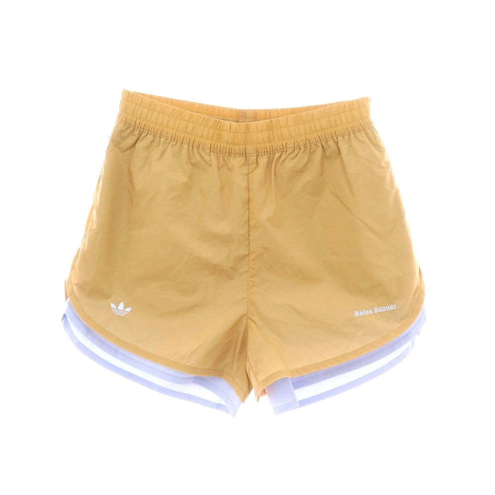 【中古】アディダス adidas × WALES BONNER ナイロン ショートパンツ ベージュ【 JP M 】【 状態ランクA 】【 ユニセックス 】