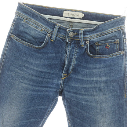 【中古】シビリア SIVIGLIA ストレッチ コットン ジーンズ デニムパンツ ブルー【 29 】【 状態ランクB 】【 メンズ 】