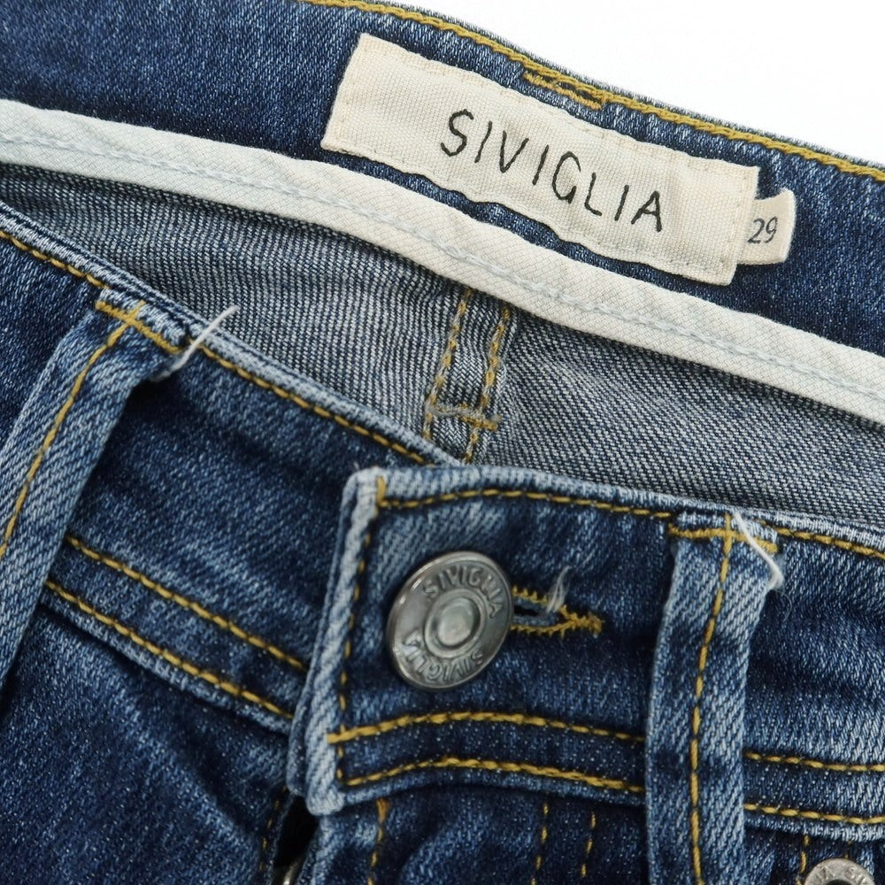 【中古】シビリア SIVIGLIA ストレッチ コットン ジーンズ デニムパンツ ブルー【 29 】【 状態ランクB 】【 メンズ 】