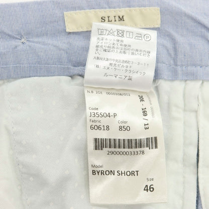 【中古】ジーティーアー G.T.A Bayron ストレッチ コットン ショートパンツ ライトブルー【 46 】【 状態ランクB 】【 メンズ 】
