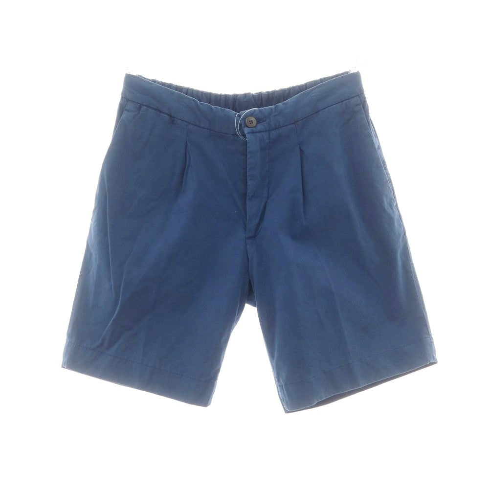 【中古】デヴォレ インチピット DEVORE Incipit ストレッチ コットンシルク ショートパンツ ネイビーブルー【 46 】【 状態ランクB 】【 メンズ 】