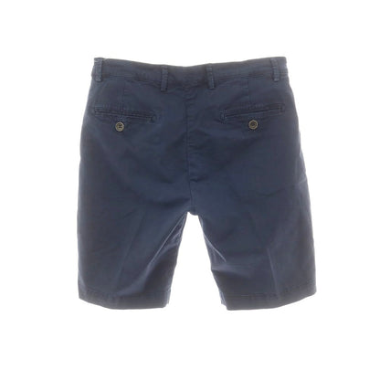 【中古】ビーセッテチェント B SETTECENTO コットンポリエステル ショートパンツ ネイビー【 30 】【 状態ランクC 】【 メンズ 】