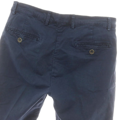 【中古】ビーセッテチェント B SETTECENTO コットンポリエステル ショートパンツ ネイビー【 30 】【 状態ランクC 】【 メンズ 】