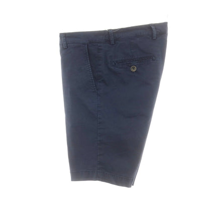 【中古】ビーセッテチェント B SETTECENTO コットンポリエステル ショートパンツ ネイビー【 30 】【 状態ランクC 】【 メンズ 】