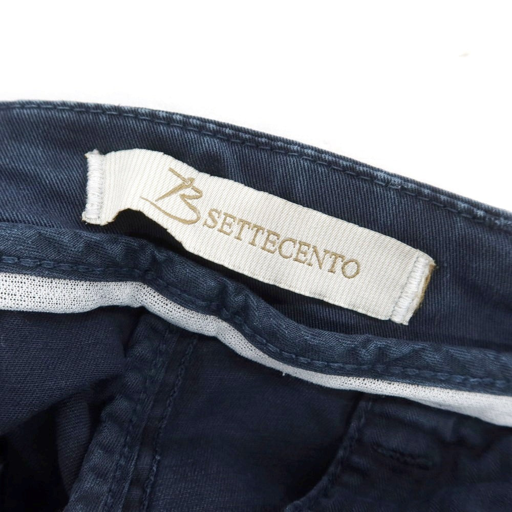 【中古】ビーセッテチェント B SETTECENTO コットンポリエステル ショートパンツ ネイビー【 30 】【 状態ランクC 】【 メンズ 】