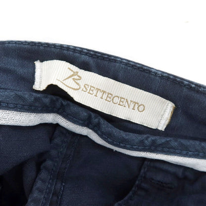 【中古】ビーセッテチェント B SETTECENTO コットンポリエステル ショートパンツ ネイビー【 30 】【 状態ランクC 】【 メンズ 】