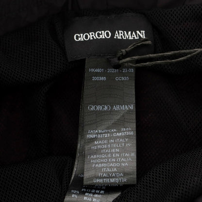 【中古】【未使用】ジョルジオアルマーニ GIORGIO ARMANI ナイロン スイムウェア 水着 ブラック【 48 】【 状態ランクS 】【 メンズ 】