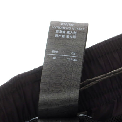 【中古】【未使用】ジョルジオアルマーニ GIORGIO ARMANI ナイロン スイムウェア 水着 ブラック【 48 】【 状態ランクS 】【 メンズ 】