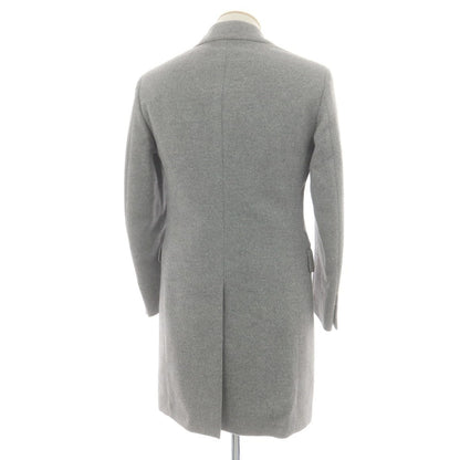 【中古】カンタレリ Cantarelli アンゴラウール チェスターフィールドコート グレー【 42 】【 状態ランクA 】【 メンズ 】