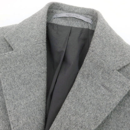 【中古】カンタレリ Cantarelli アンゴラウール チェスターフィールドコート グレー【 42 】【 状態ランクA 】【 メンズ 】