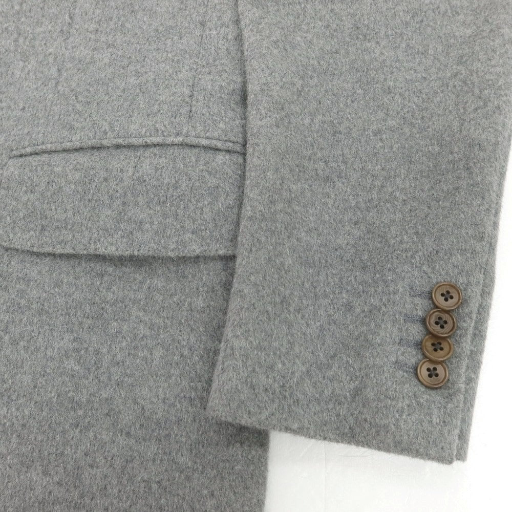 【中古】カンタレリ Cantarelli アンゴラウール チェスターフィールドコート グレー【 42 】【 状態ランクA 】【 メンズ 】