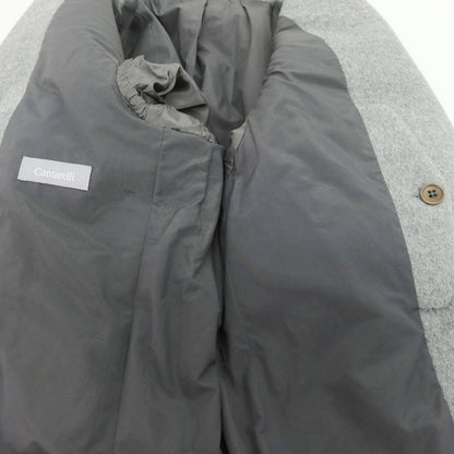 【中古】カンタレリ Cantarelli アンゴラウール チェスターフィールドコート グレー【 42 】【 状態ランクA 】【 メンズ 】