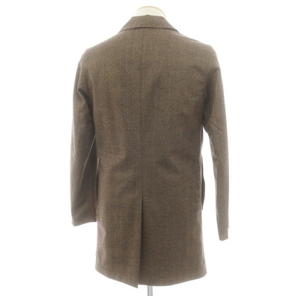 【中古】キーレッド ケイレッド KIRED リバーシブル ステンカラーコート ブラウンxオリーブ【 44 】【 状態ランクB 】【 メンズ 】