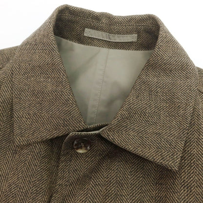 【中古】キーレッド ケイレッド KIRED リバーシブル ステンカラーコート ブラウンxオリーブ【 44 】【 状態ランクB 】【 メンズ 】