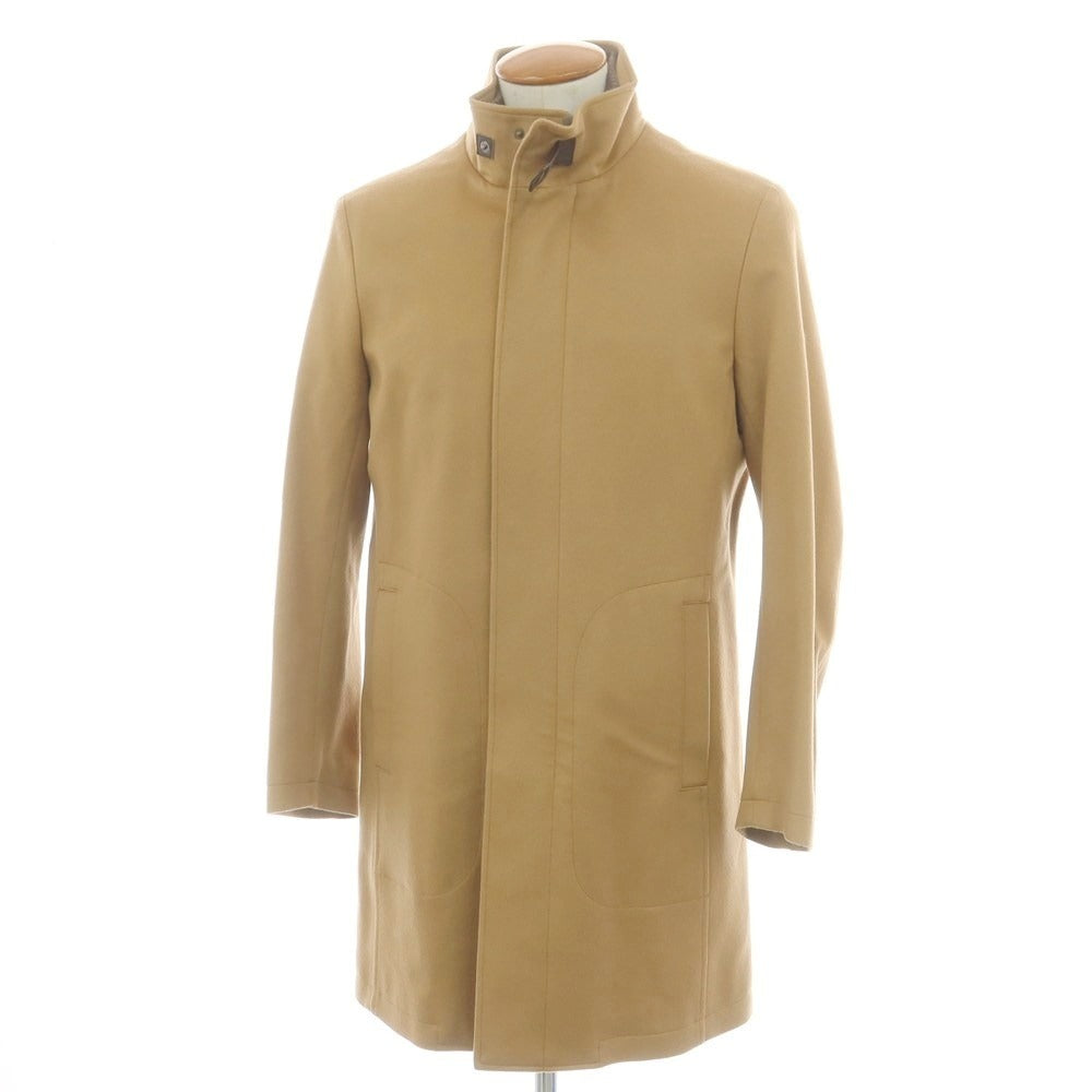 【中古】ポールスチュアート PAUL STUART ウール スタンドカラーコート キャメル【 M 】【 状態ランクA 】【 メンズ 】