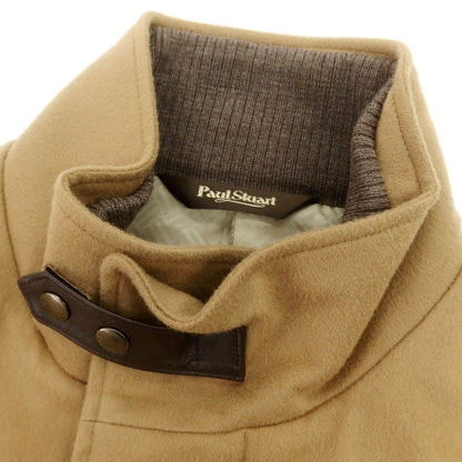 【中古】ポールスチュアート PAUL STUART ウール スタンドカラーコート キャメル【 M 】【 状態ランクA 】【 メンズ 】