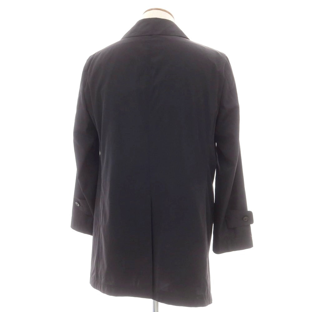 【中古】ポールスチュアート PAUL STUART ポリエステル ステンカラーコート ブラック【サイズM】【 状態ランクC 】【 メンズ 】 [EPD]