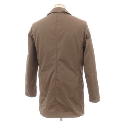 【中古】ムーレー MOORER ポリエステル MURAY-KM リバーシブル ステンカラーコート ブラウンxダークブラウン系【 44 】【 状態ランクB 】【 メンズ 】