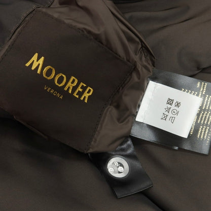 【中古】ムーレー MOORER ポリエステル MURAY-KM リバーシブル ステンカラーコート ブラウンxダークブラウン系【 44 】【 状態ランクB 】【 メンズ 】