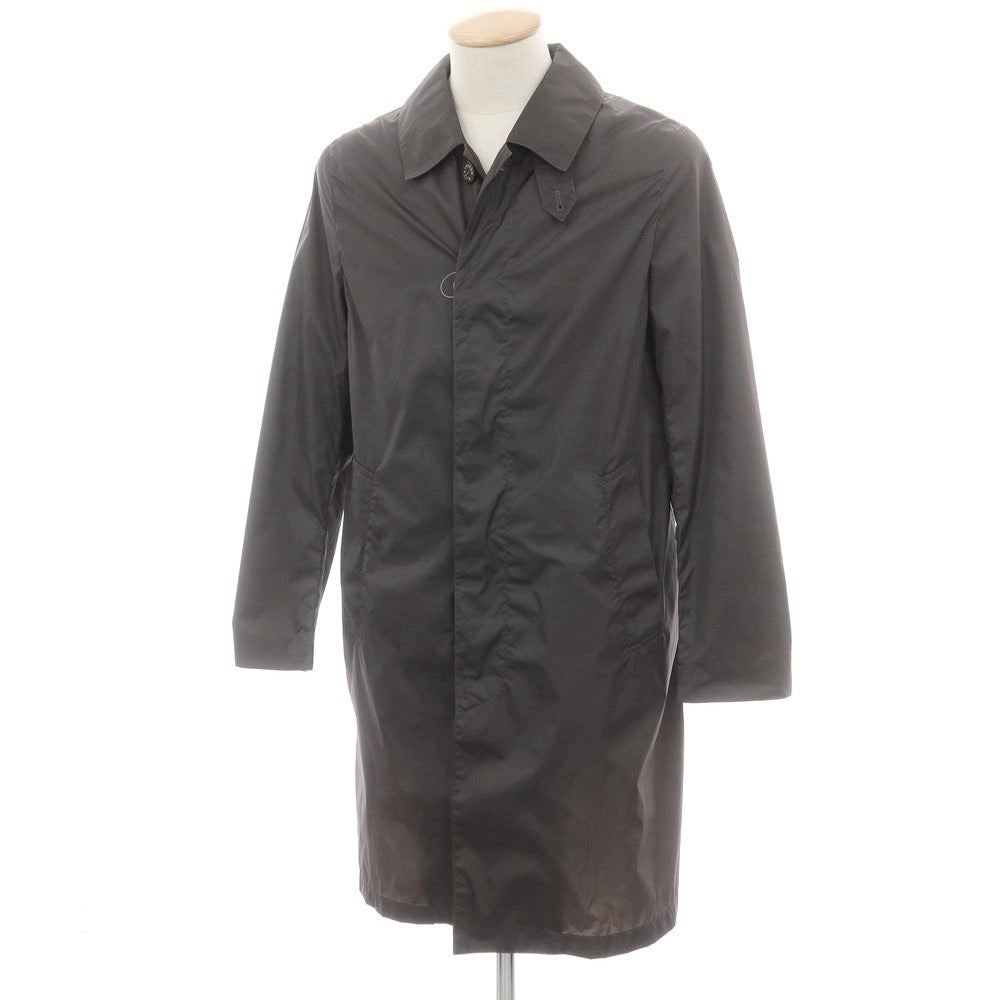 【中古】マッキントッシュ Mackintosh ナイロン ステンカラーコート ダークグレー【 36 】【 状態ランクB 】【 メンズ 】
