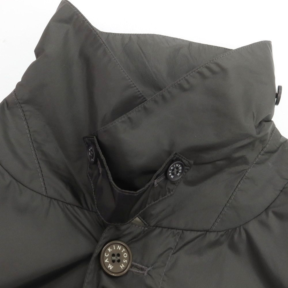 【中古】マッキントッシュ Mackintosh ナイロン ステンカラーコート ダークグレー【サイズ36】【 状態ランクB 】【 メンズ 】 [DPD]
