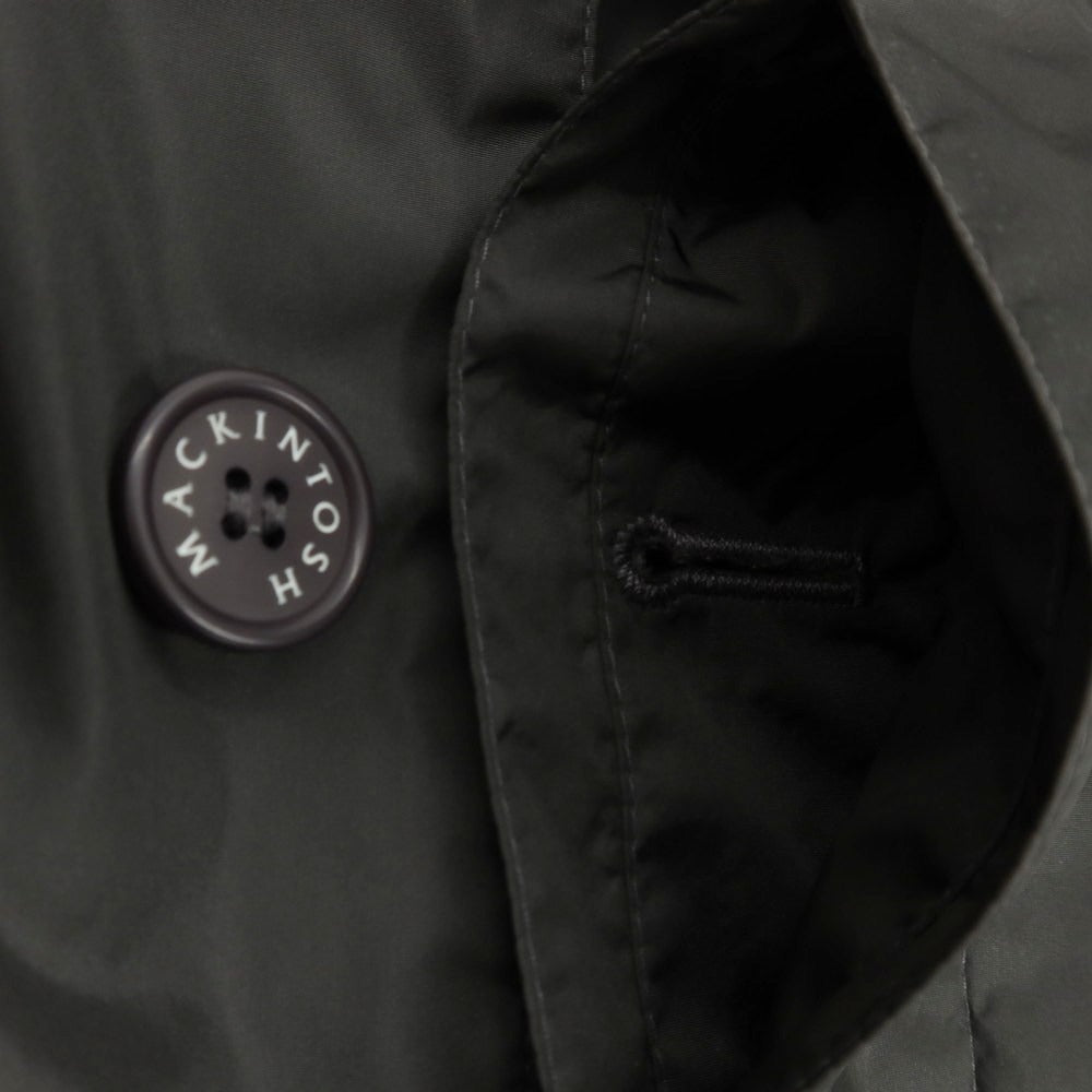 【中古】マッキントッシュ Mackintosh ナイロン ステンカラーコート ダークグレー【サイズ36】【 状態ランクB 】【 メンズ 】 [DPD]