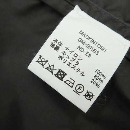 【中古】マッキントッシュ Mackintosh ナイロン ステンカラーコート ダークグレー【 36 】【 状態ランクB 】【 メンズ 】