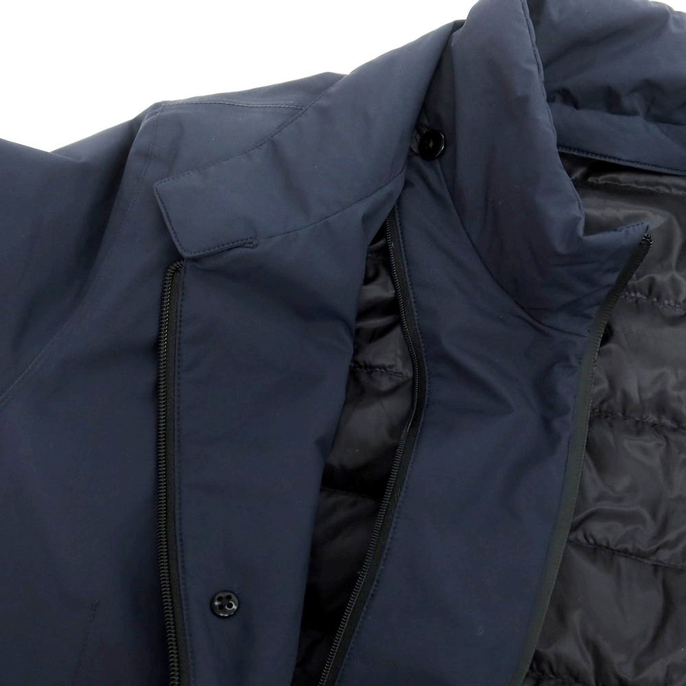 【中古】ヘルノ Herno Laminar GORE-TEX ポリエステル ダウンジャケット ネイビー【 44 】【 状態ランクD 】【 メンズ 】