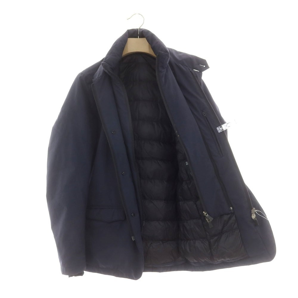 【中古】ヘルノ Herno Laminar GORE-TEX ポリエステル ダウンジャケット ネイビー【 44 】【 状態ランクD 】【 メンズ 】