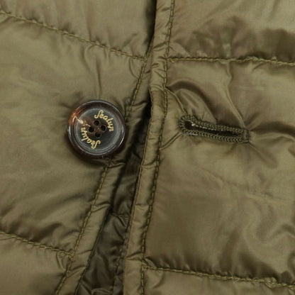 【中古】シーラップ Sealup ナイロン テーラード型 ダウンジャケット カーキ【 44 】【 状態ランクD 】【 メンズ 】