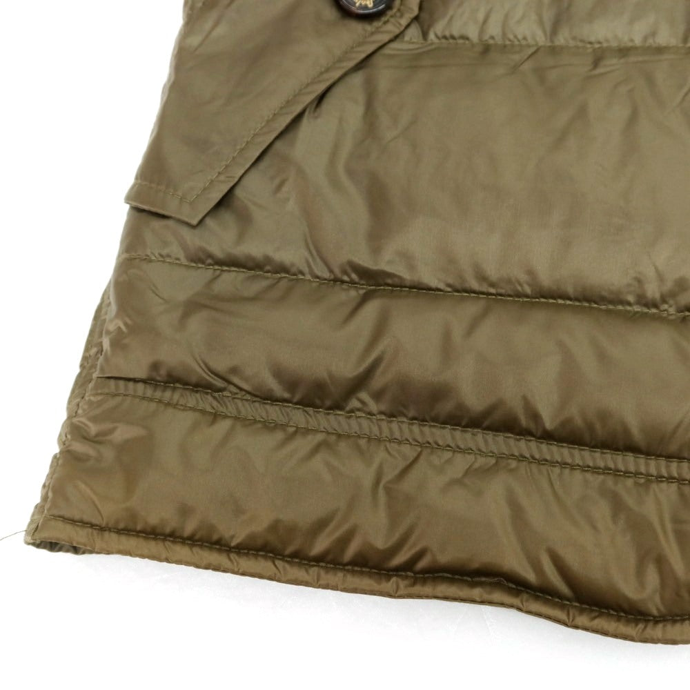 【中古】シーラップ Sealup ナイロン テーラード型 ダウンジャケット カーキ【 44 】【 状態ランクD 】【 メンズ 】