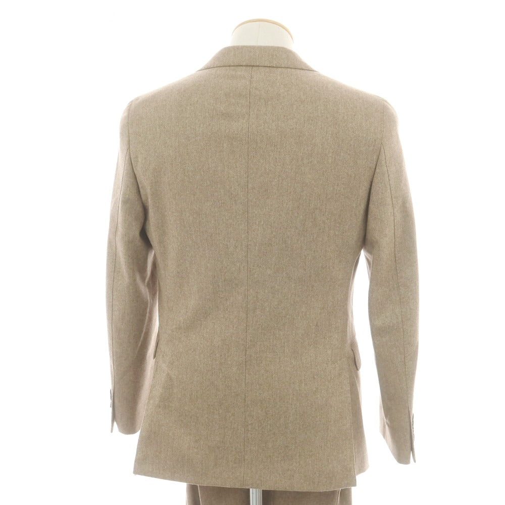 【中古】ボリオリ BOGLIOLI HAMPTON ウール 3つボタンスーツ ブラウンベージュ【 42 】【 状態ランクB 】【 メンズ 】