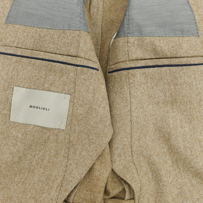 【中古】ボリオリ BOGLIOLI HAMPTON ウール 3つボタンスーツ ブラウンベージュ【 42 】【 状態ランクB 】【 メンズ 】