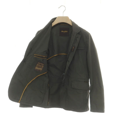 【中古】ムーレー MOORER ポリエステル カジュアルジャケット ダークオリーブ【 42 】【 状態ランクB 】【 メンズ 】