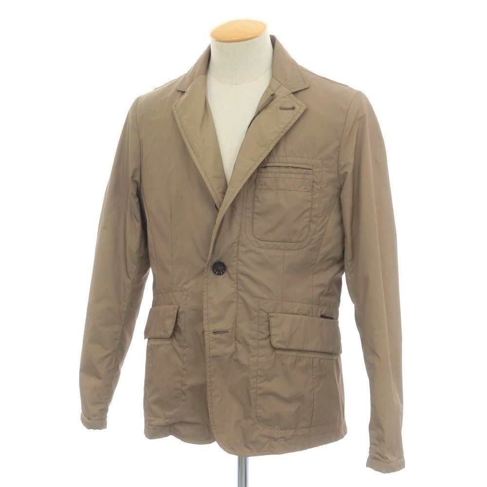 【中古】ムーレー MOORER ポリエステル カジュアルジャケット ダークベージュ【 サイズ46 】【 状態ランクC 】【 メンズ 】 [CPD]