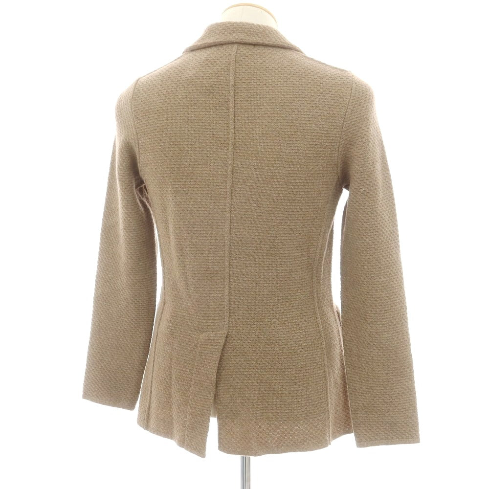 【中古】ラルディーニ LARDINI ウールアルパカ ニットジャケット アッシュブラウン【 XXS 】【 状態ランクA 】【 メンズ 】