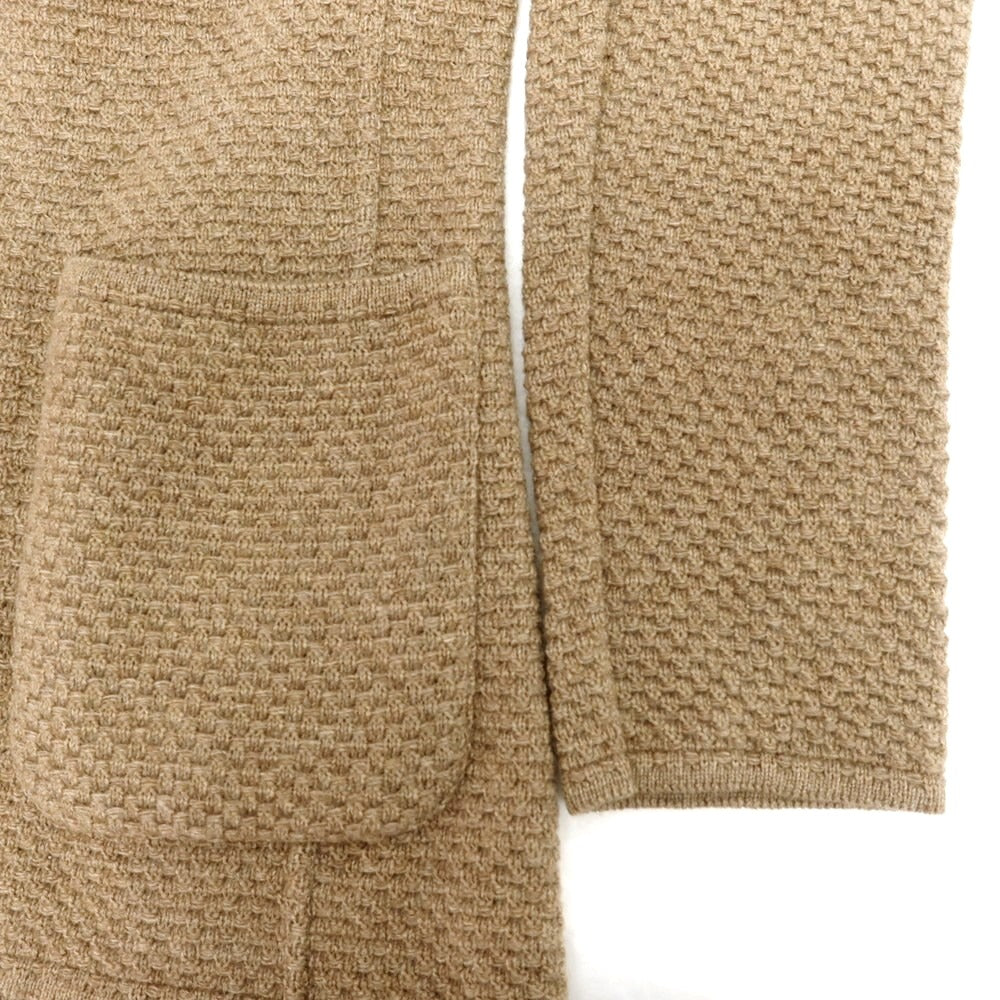 【中古】ラルディーニ LARDINI ウールアルパカ ニットジャケット アッシュブラウン【 XXS 】【 状態ランクA 】【 メンズ 】