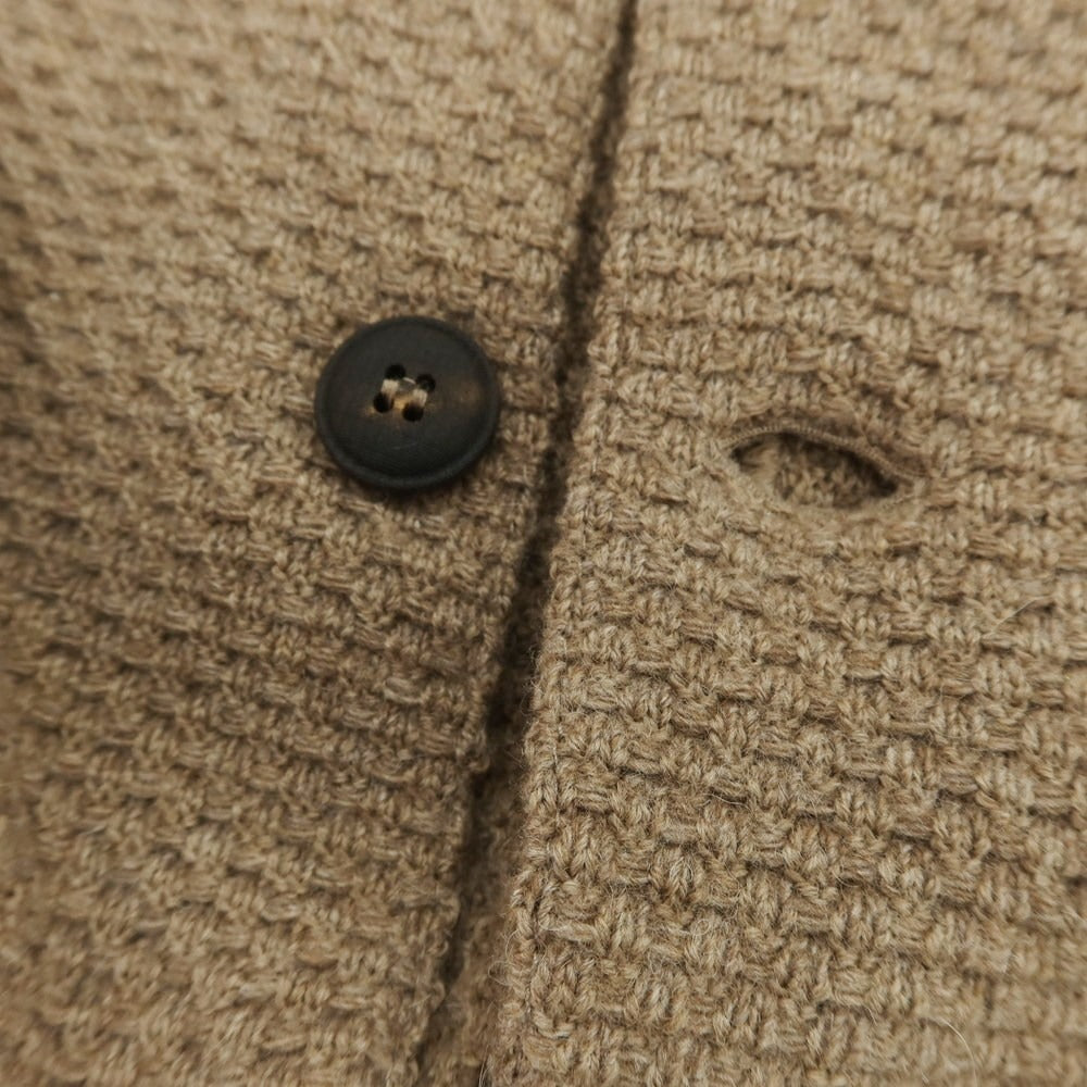 【中古】ラルディーニ LARDINI ウールアルパカ ニットジャケット アッシュブラウン【 XXS 】【 状態ランクA 】【 メンズ 】