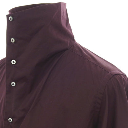 【中古】バグッタ Bagutta コットン カジュアルシャツ ダークパープル【サイズS】【 状態ランクA 】【 メンズ 】