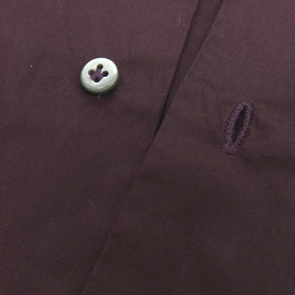 【中古】バグッタ Bagutta コットン カジュアルシャツ ダークパープル【サイズS】【 状態ランクA 】【 メンズ 】