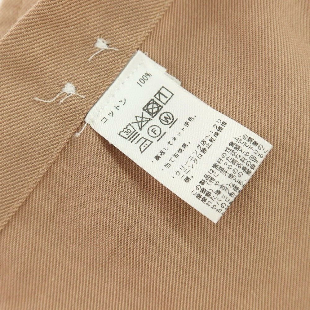 【中古】【未使用】ドレイクス DRAKES コットン ボタンダウン カジュアルシャツ ベージュ【サイズ38】【 状態ランクS 】【 メンズ 】