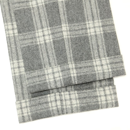 【中古】ピーティーゼロウーノ PT01 ウール カジュアルスラックスパンツ グレーxホワイト【 44 】【 状態ランクA 】【 メンズ 】