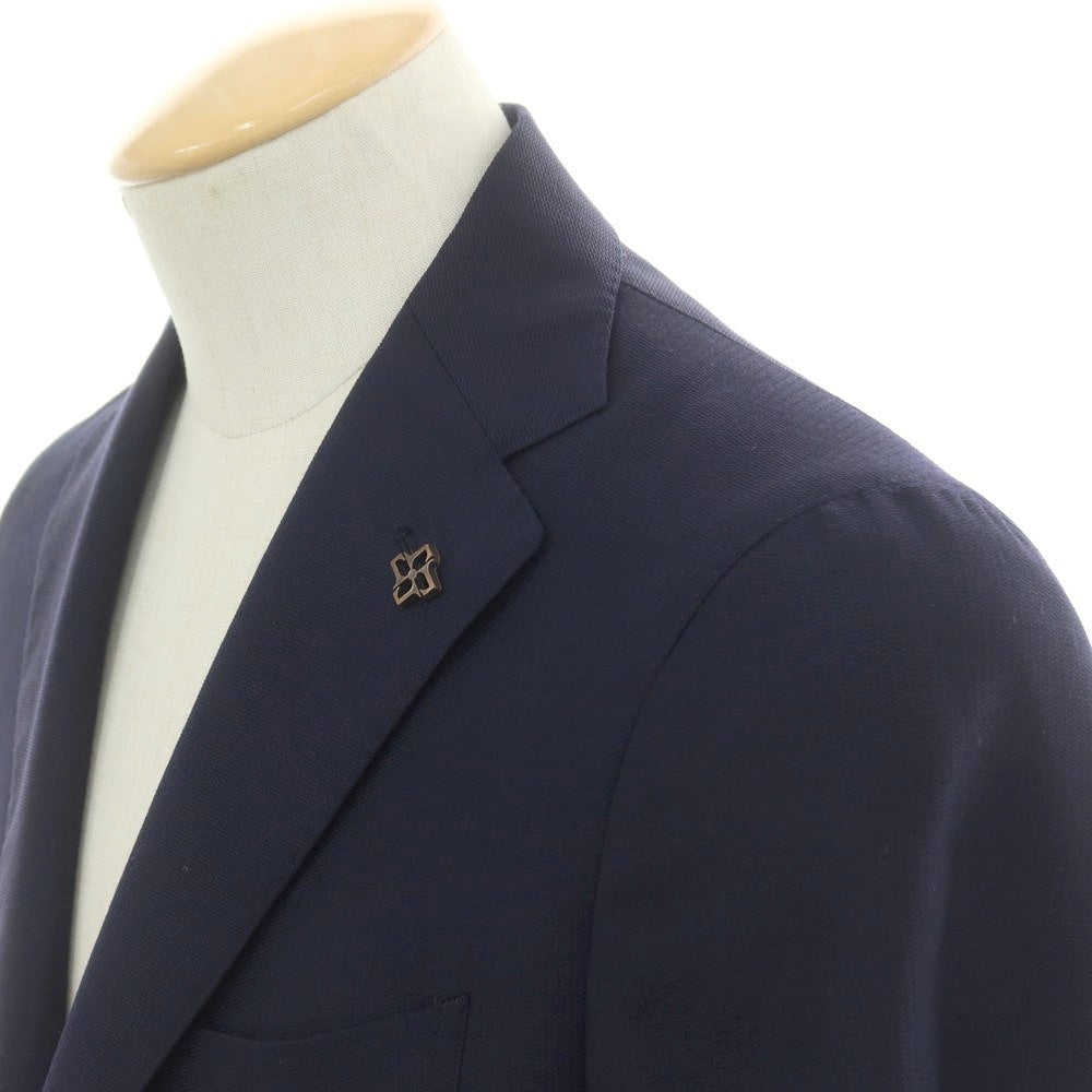 【中古】タリアトーレ TAGLIATORE ウール 2B テーラードジャケット ネイビー【 44 】【 状態ランクB 】【 メンズ 】