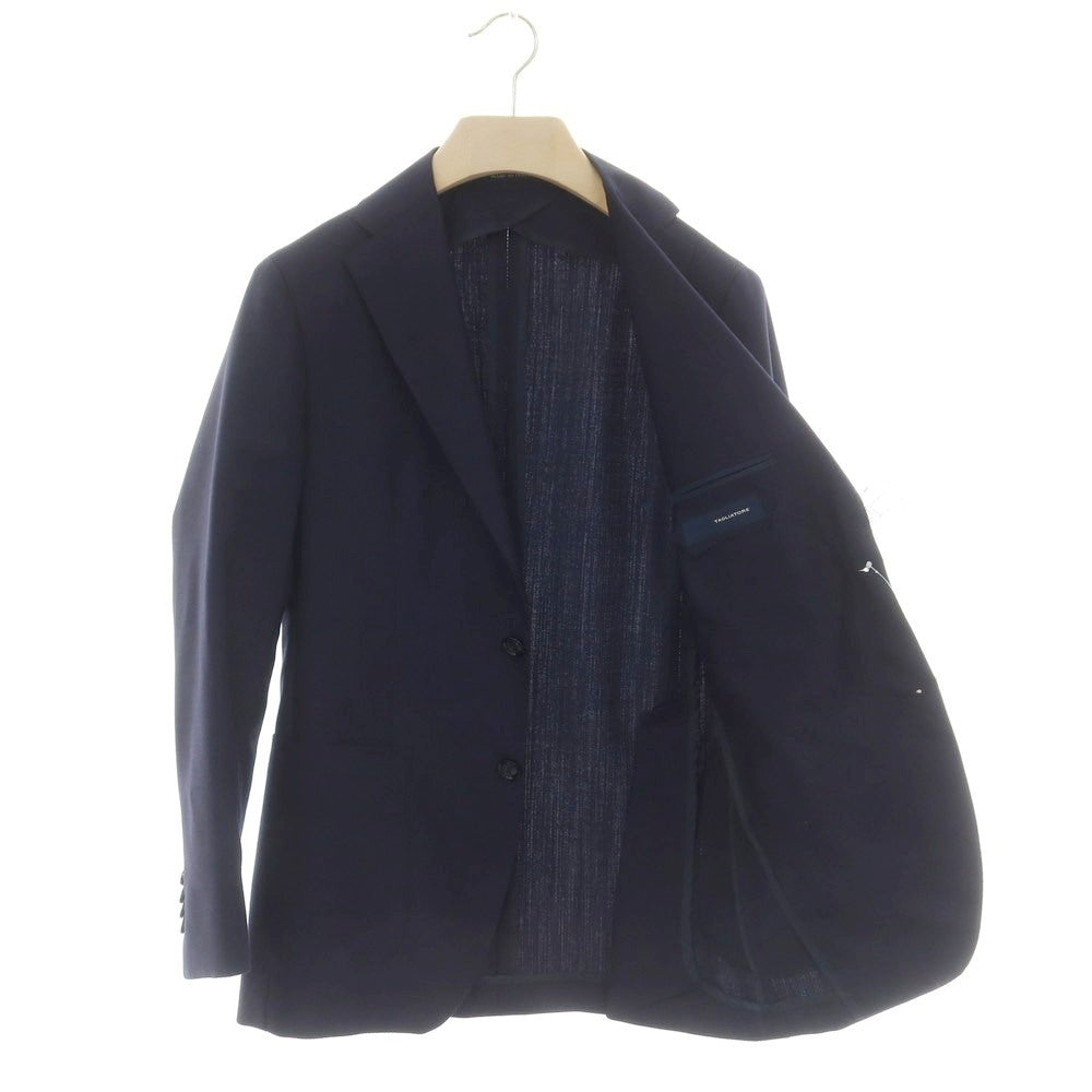 【中古】タリアトーレ TAGLIATORE ウール 2B テーラードジャケット ネイビー【 44 】【 状態ランクB 】【 メンズ 】