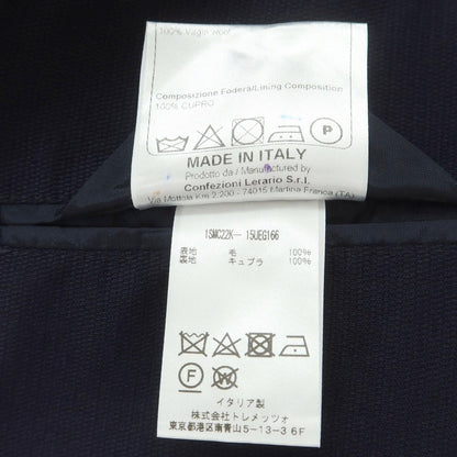 【中古】タリアトーレ TAGLIATORE ウール 2B テーラードジャケット ネイビー【 44 】【 状態ランクB 】【 メンズ 】