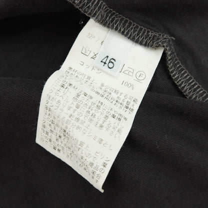 【中古】グランサッソ GRAN SASSO コットン ジャージー オープンカラー 半袖シャツ ダークグレー【サイズ46】【 状態ランクC 】【 メンズ 】