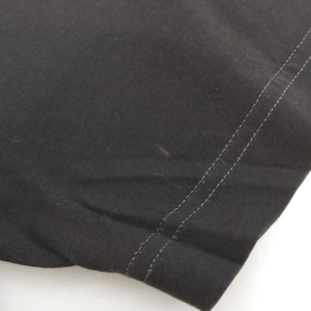 【中古】グランサッソ GRAN SASSO コットン ジャージー オープンカラー 半袖シャツ ダークグレー【サイズ46】【 状態ランクC 】【 メンズ 】