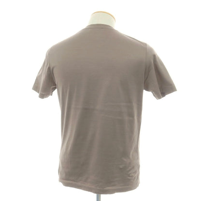 【中古】グランサッソ GRAN SASSO コットン ヘンリーネック 半袖Ｔシャツ アッシュブラウン【 44 】【 状態ランクB 】【 メンズ 】